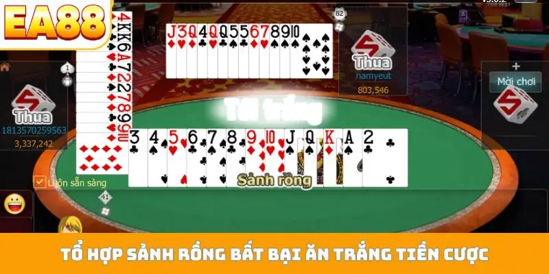 Tổ hợp sảnh rồng bất bại ăn trắng tiền cược